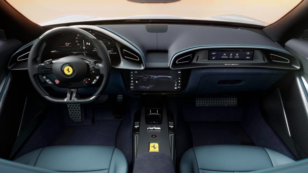 And another interior shot showing the three screens.