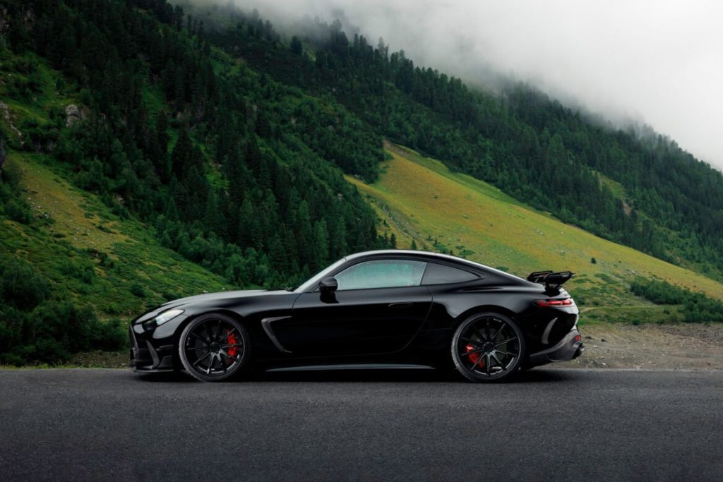 Black livery looks the part too.