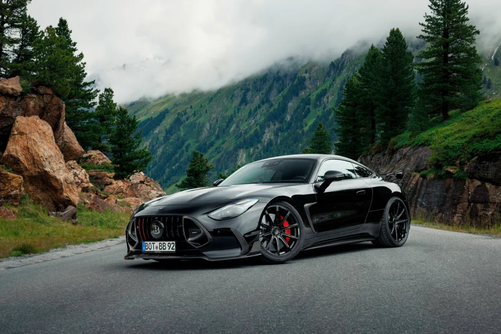 Big wheels and brakes you expect of a Brabus makeover.