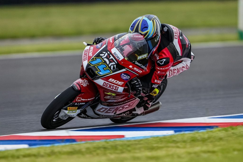 The only Kiwi to contest a MotoGP category in yonks. 