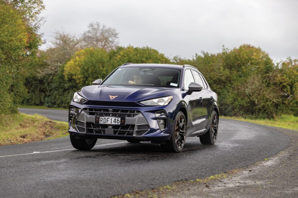 Cupra Terramar in action.