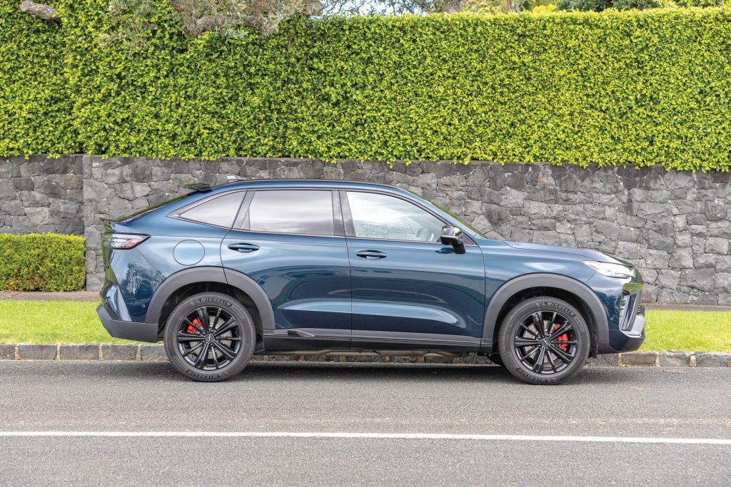 A GWM vehicle, Haval H6 GT PHEV at rest.