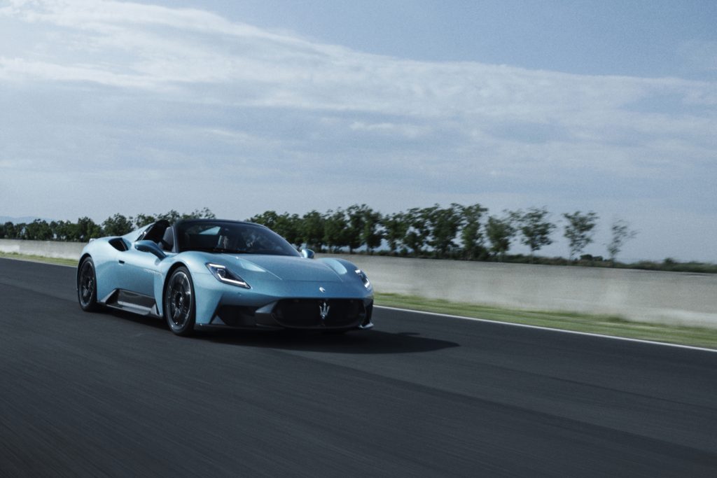 Action shot, not a great one, of the MCPura on track.