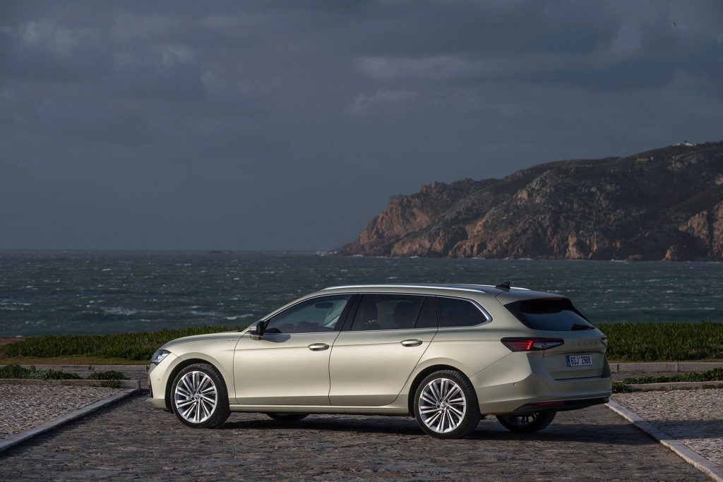 Skoda Superb once again fit for purpose here.