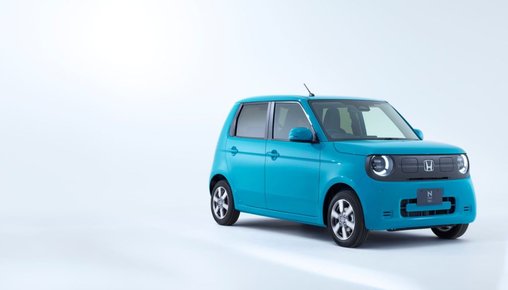 Cute round-eyed look, as with original Honda e.