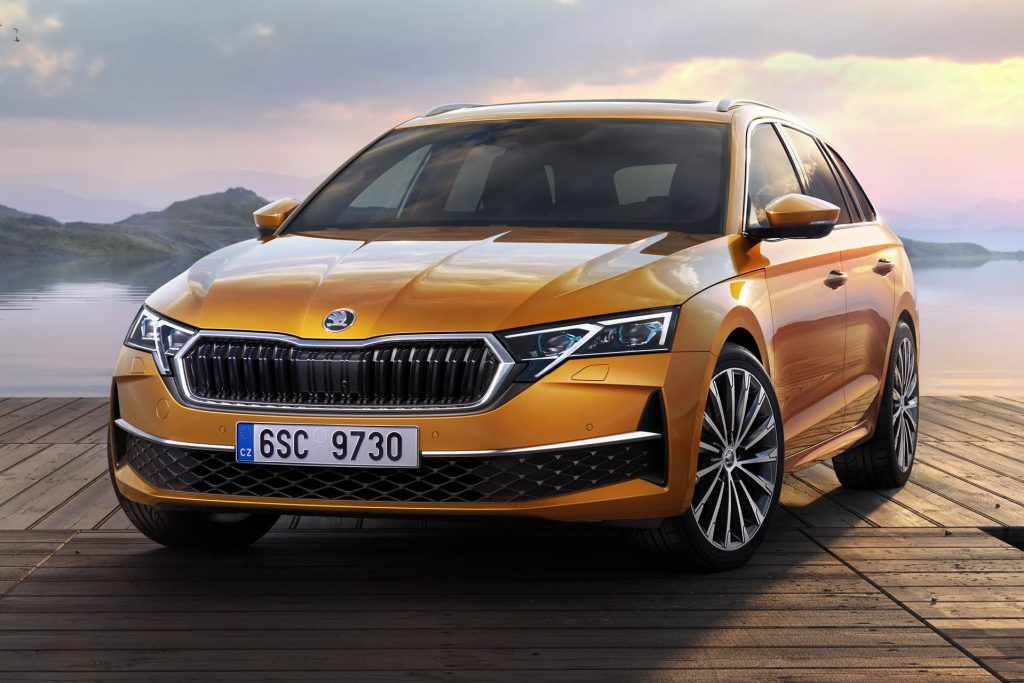What the current Skoda Octavia estate looks like.