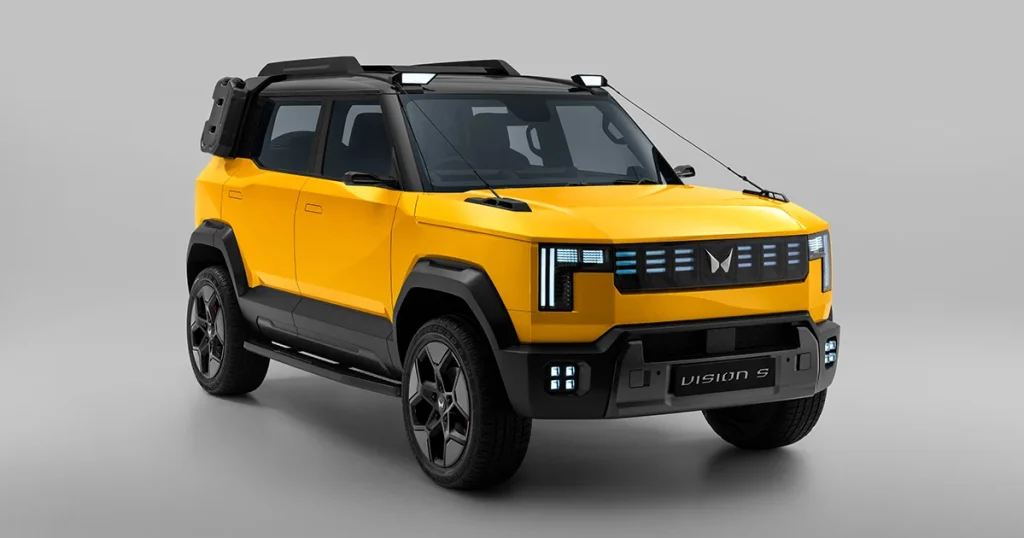 And the final one with the wire strops for the bonnet is the Vision S. Bird catchers? Safety harness? Who knows?