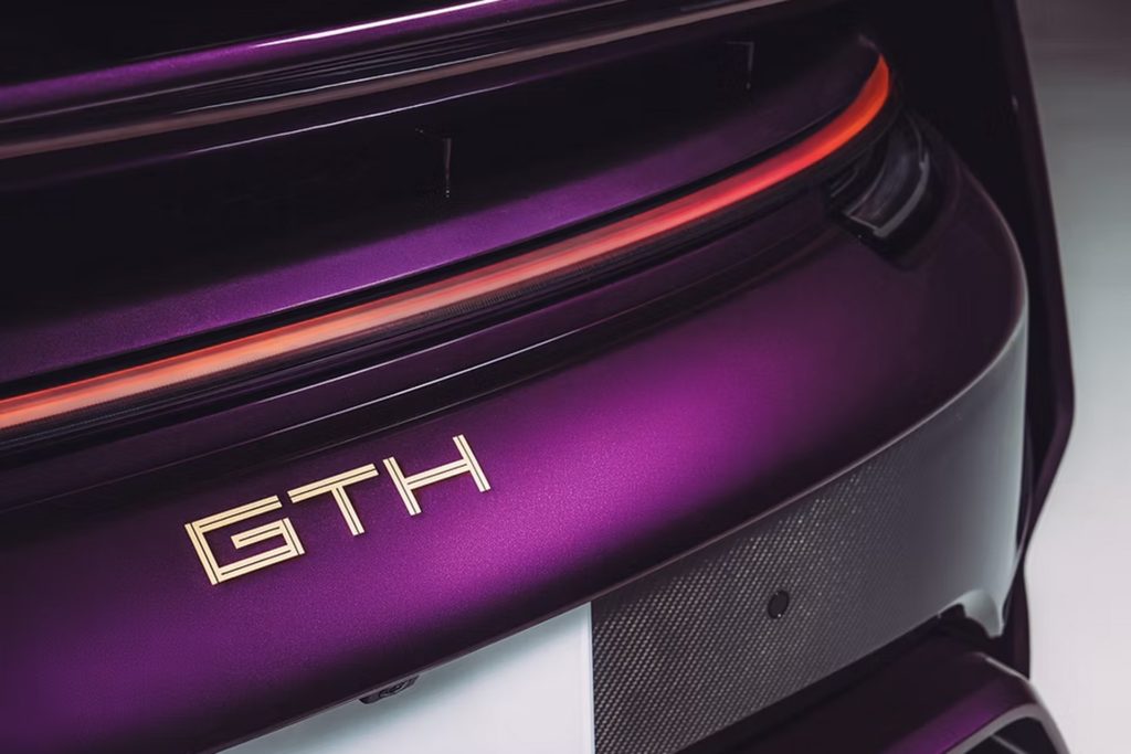 GTH stands for GT Hypercar but then you knew that, right?