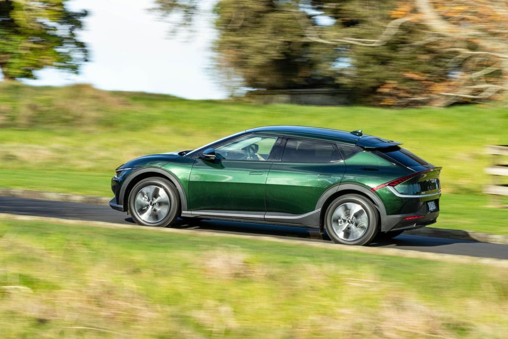 Kia EV6 performed as well as the Tesla Model Y, both only 8 per cent below lab test results.