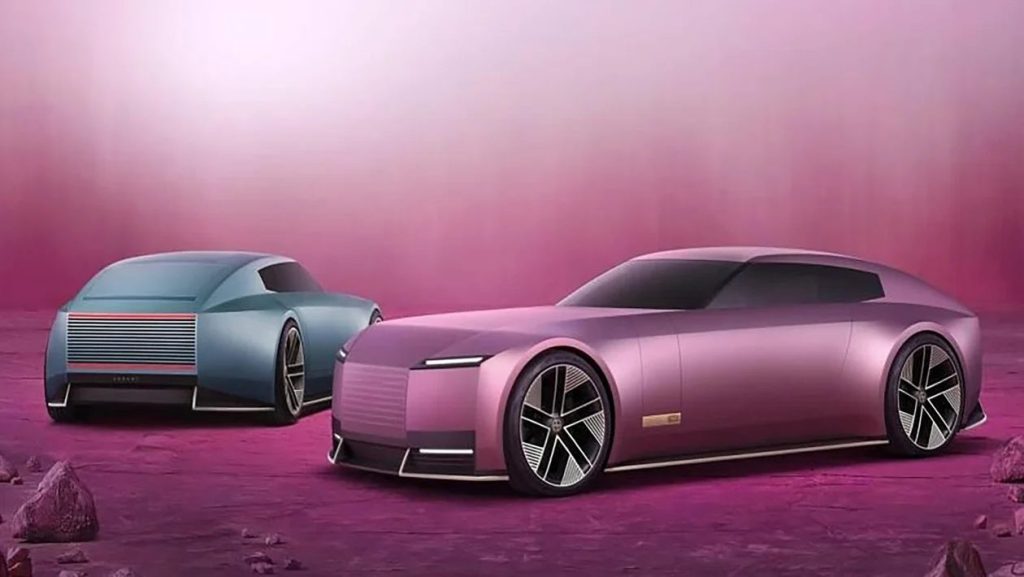 Jaguar GT concept, similar to Type 00 Concept. 