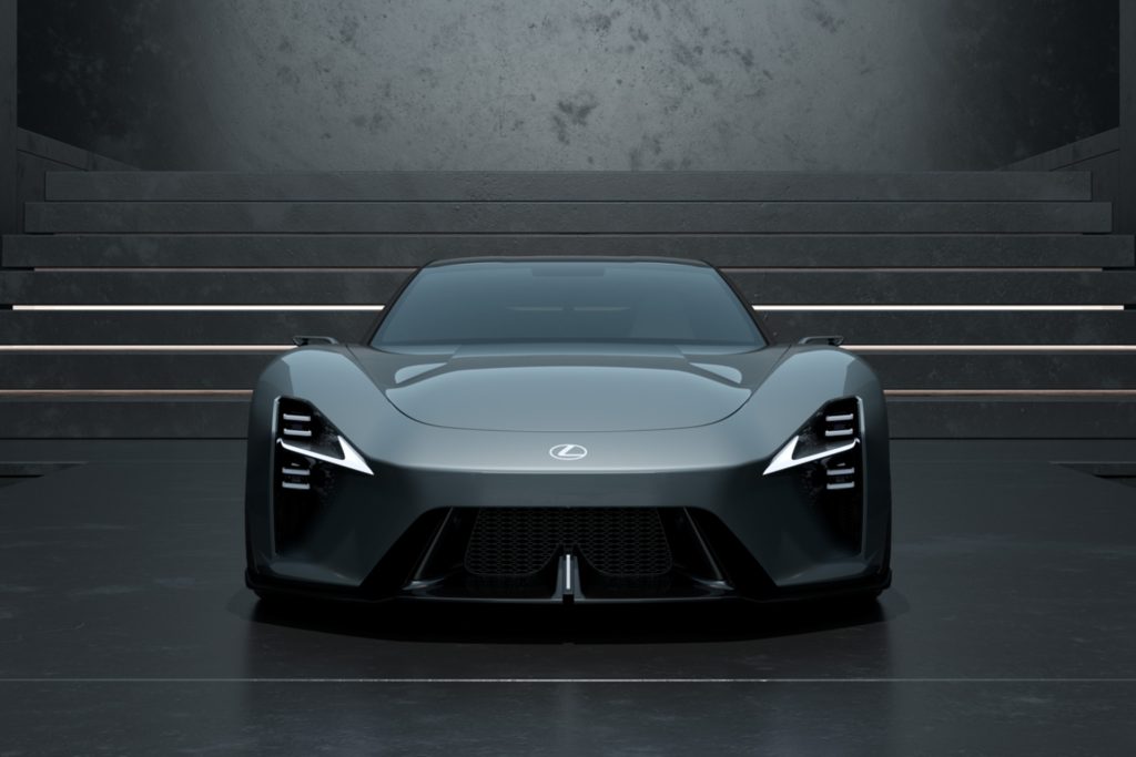 Interesting light signature up front also suggests electric propulsion.
