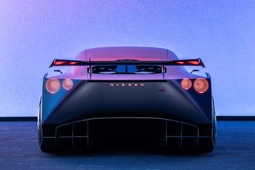 Even the rear end screams performance.