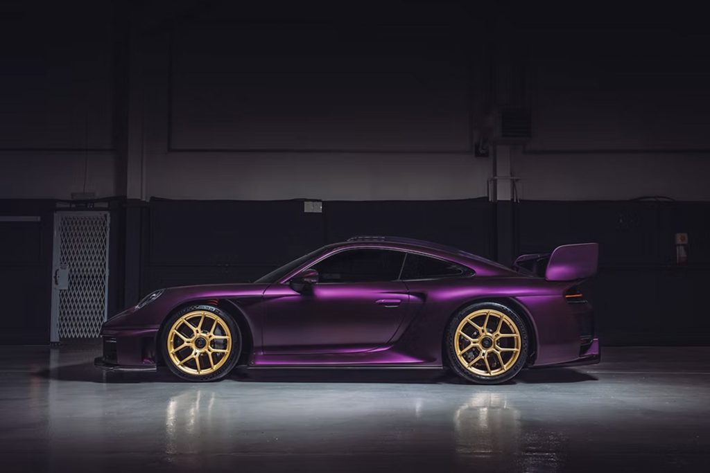 Nothing ever looked so good in purple before.