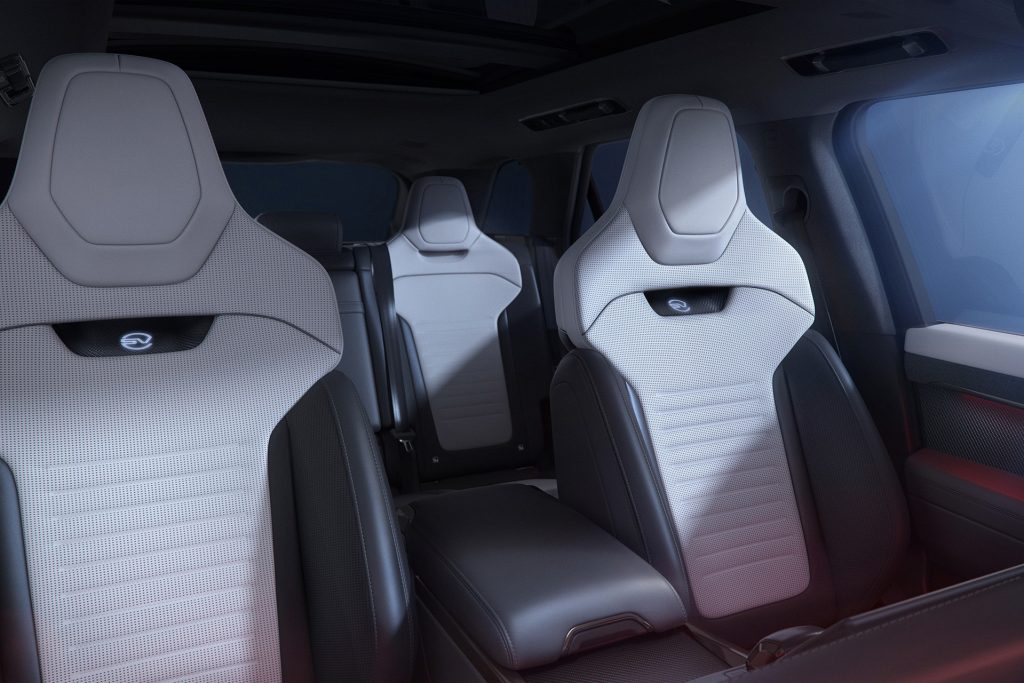 Fancy seats come in four different finishes. The RR Sport SV is customisation central. 