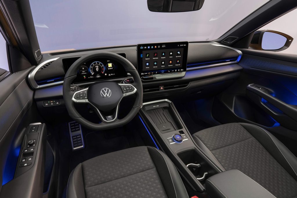 Smart new interior with lots of buttons for ease of control.