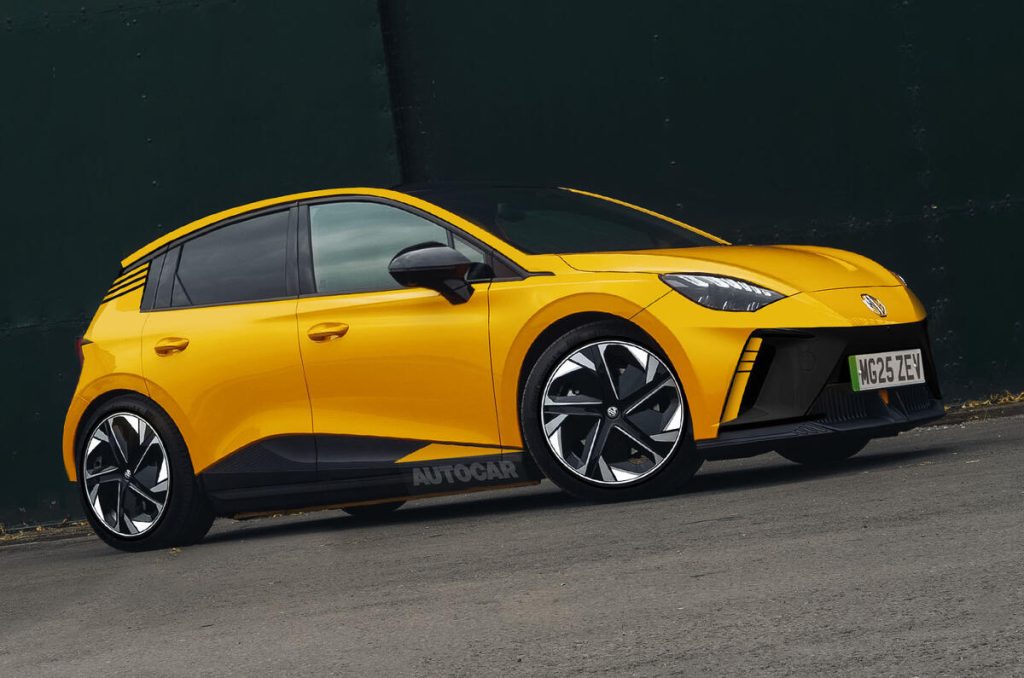 An early render of MG2 from Autocar UK.