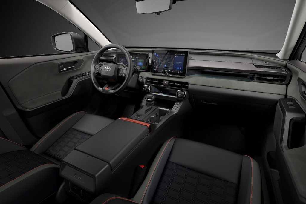 What the upmarket adventure looks like inside. 