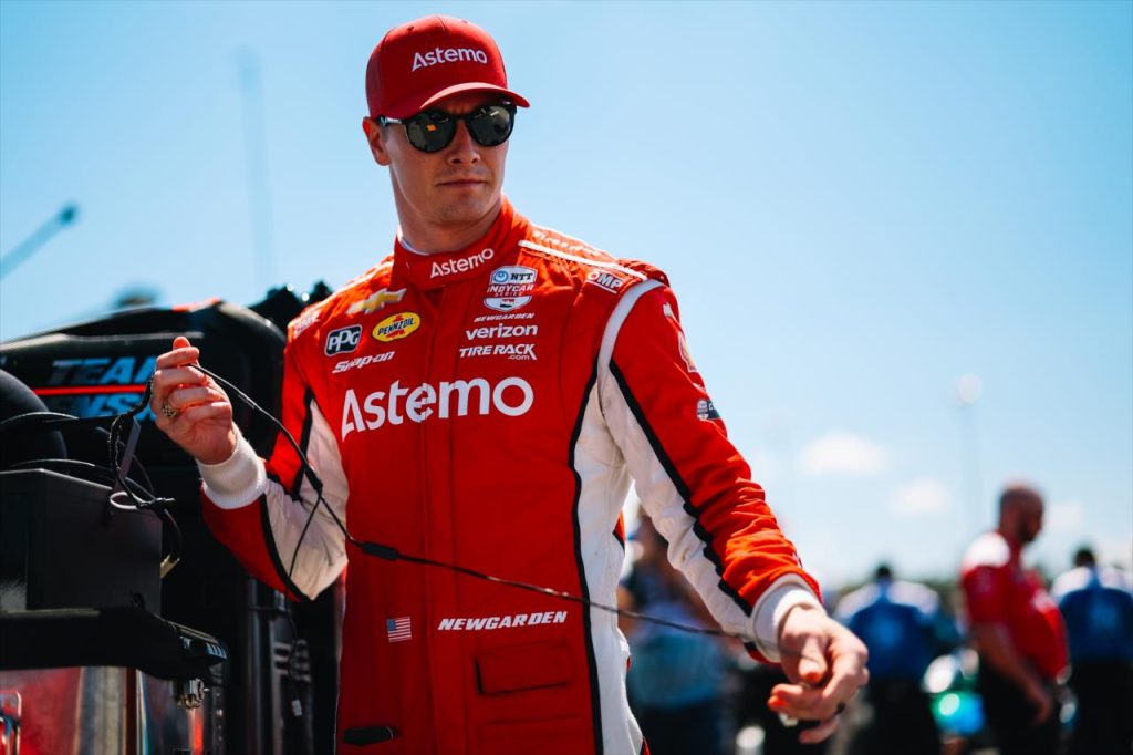 Newgarden claimed his only victory of the year on the final race.