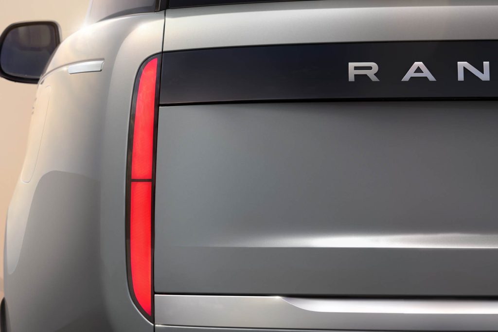 Range Rover Electric shown here.