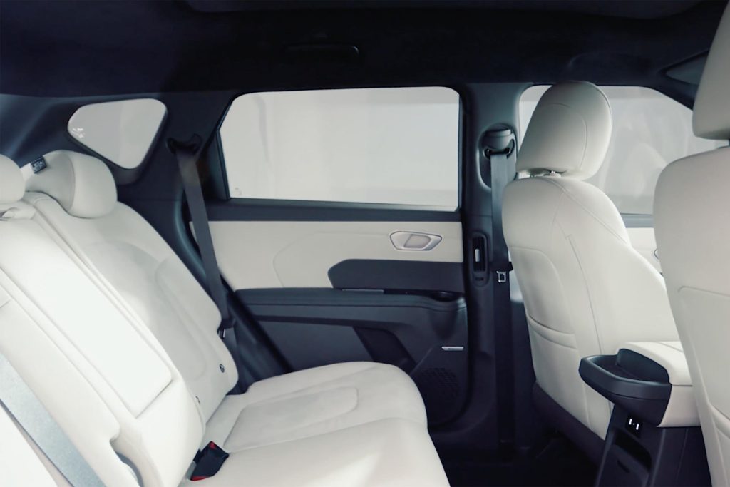 So much legroom in the back of the Elexio.