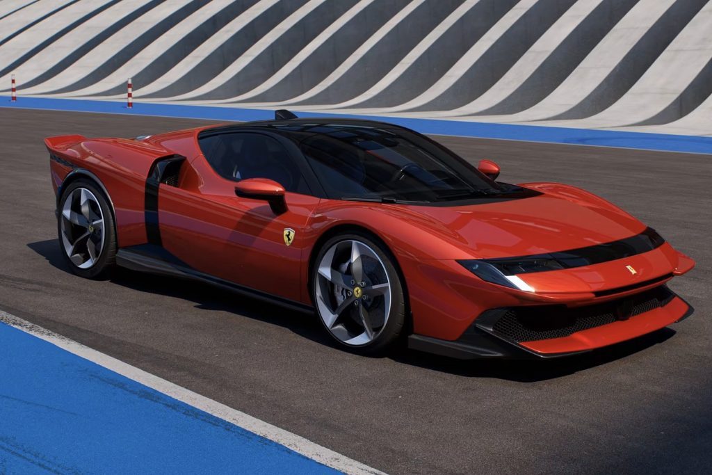 Not the loveliest Ferrari we've ever seen. A bit beaky up front.