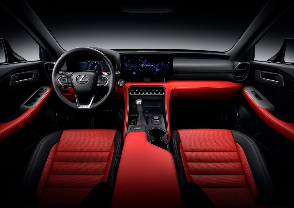 With all the red inside, this has just gotta be the F Sport.