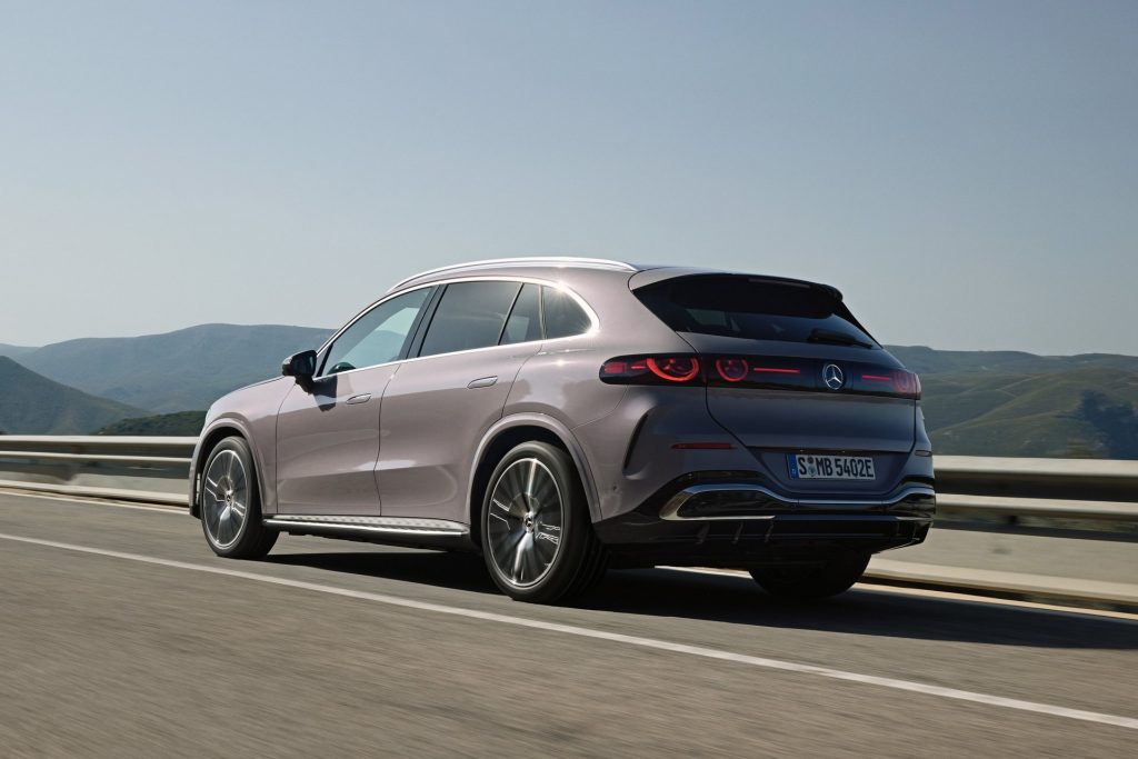 One of the GLC EV's better angles.