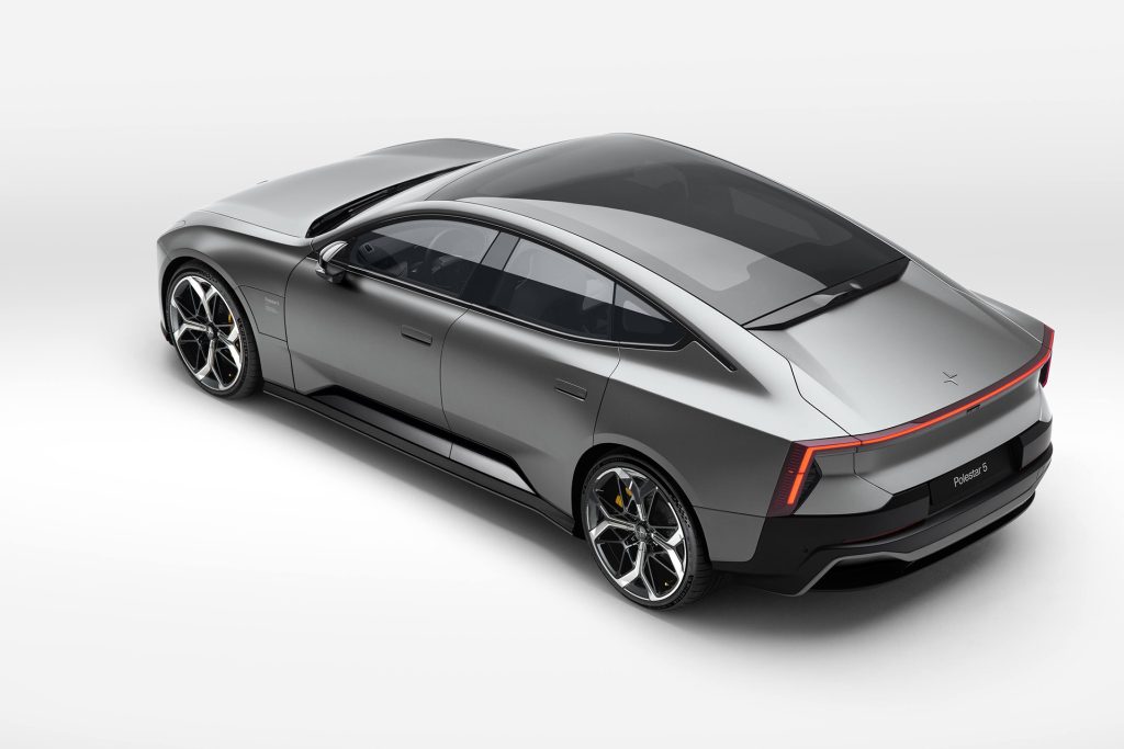 Overhead shot shows off the huge panoramic sunroof.
