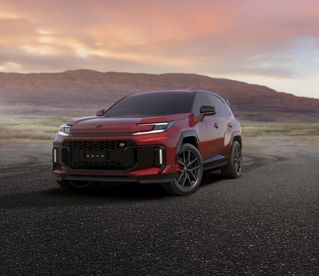 Next-gen RAV4 is looking good with its new C-shaped headlights. 