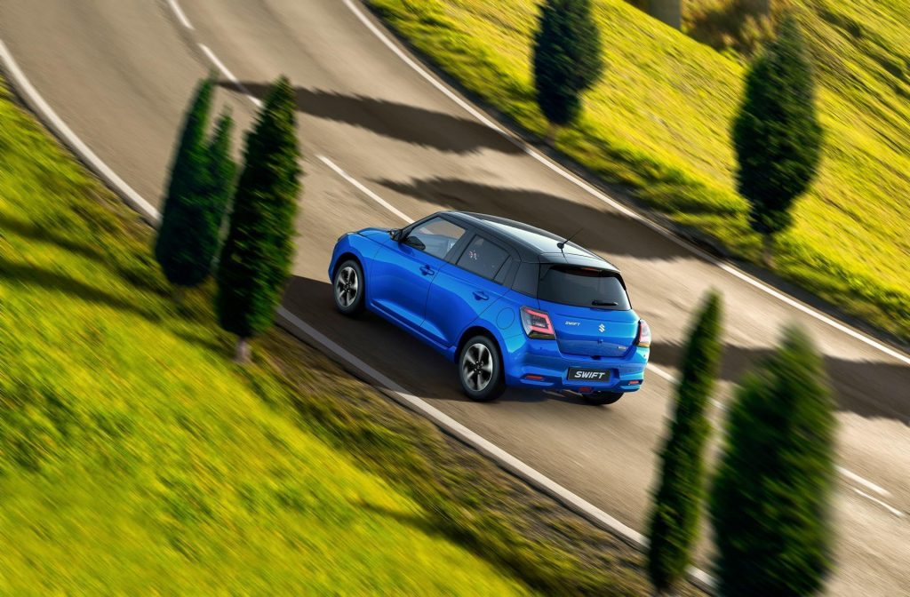Swift has stayed loyal to its original 2005 design.