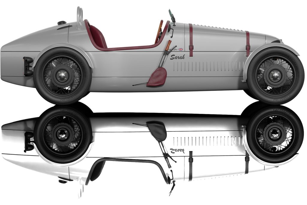 The car seems to be available as a single- or two-seater.