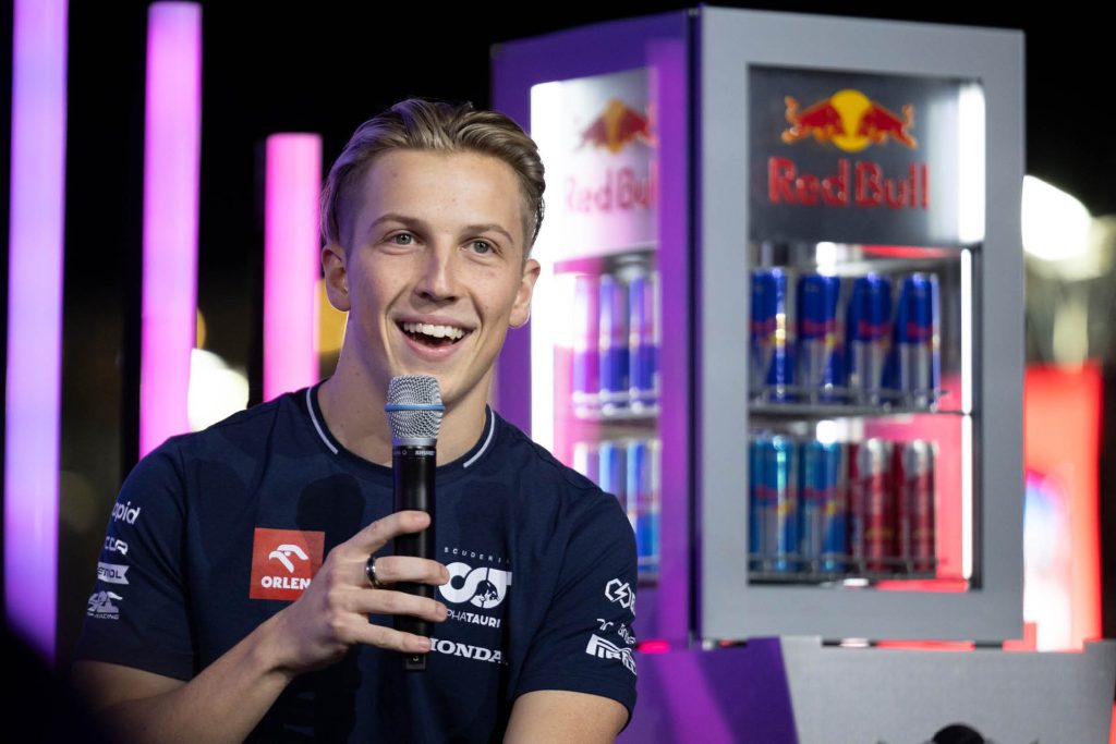 Lawson in good form with the microphone again.