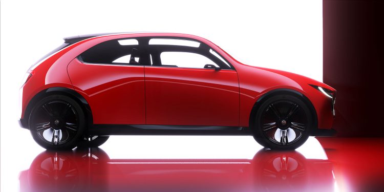 Mazda Vision X compact in red