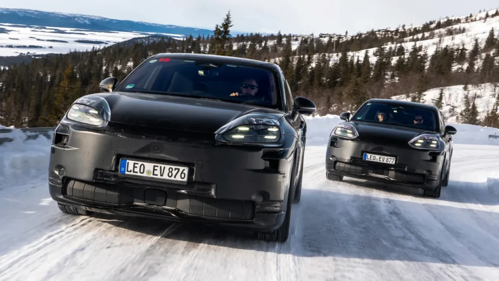 Winter testing too, not just in the desert.