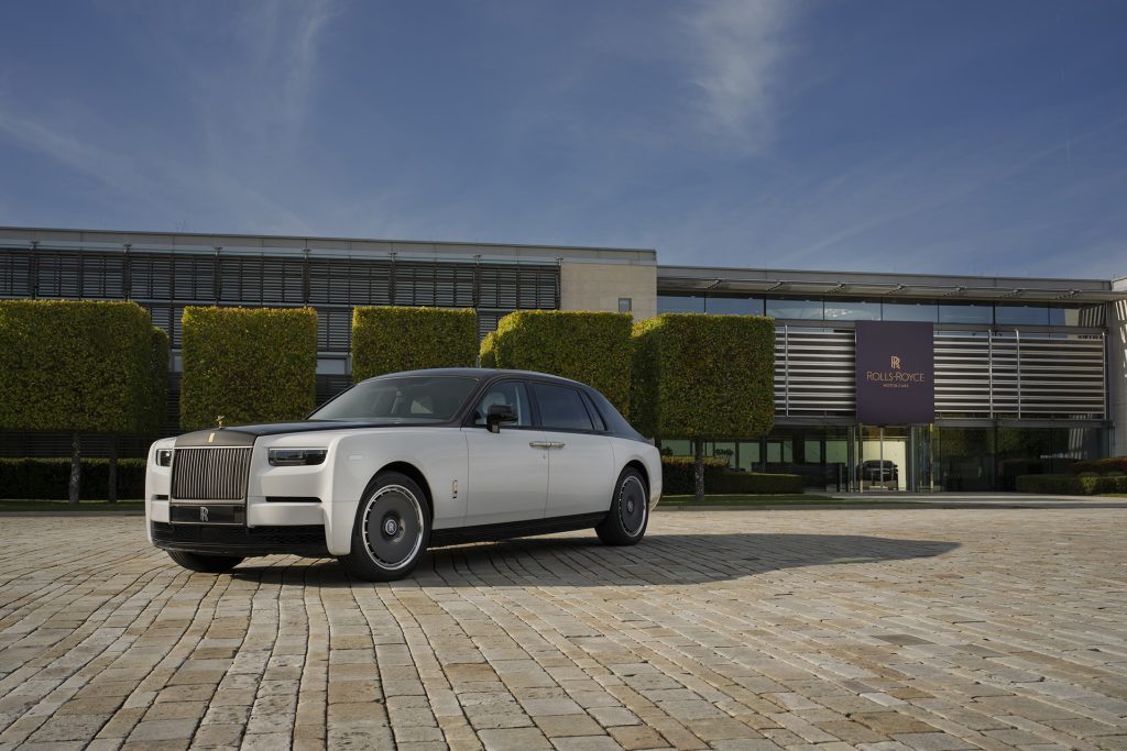 White Rolls Royce Phantom Centenary