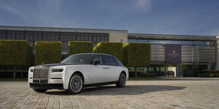 White Rolls Royce Phantom Centenary