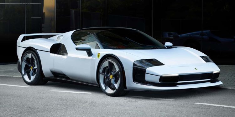White Ferrari SC40 one off