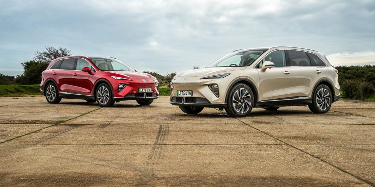 Two MGS6 models in red and gold