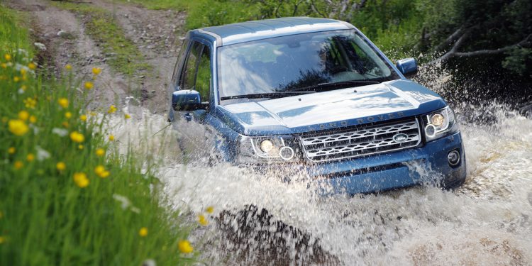 Freelander water splash